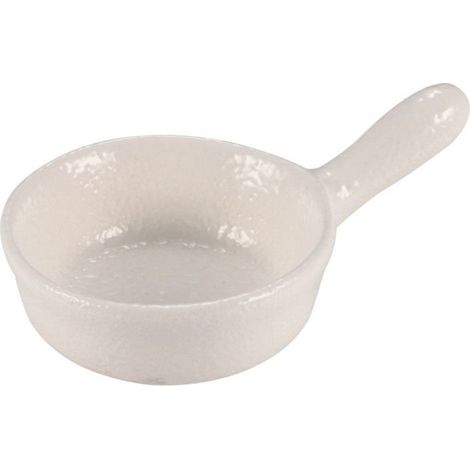 Le Coq Rupis Padellina finger food set 6 stoneware Bianca 6x10