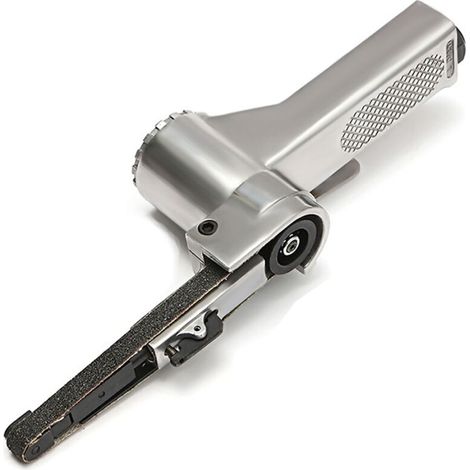 Ponceuse à bande pneumatique 3/8 ", rectifieuse d'angle avec bandes abrasives pour compresseur, ensemble d'outils pneumatiques