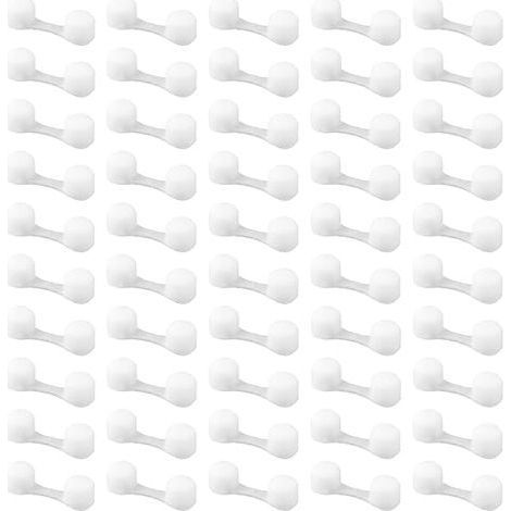 50 Stück Schwamm-Nasenfilter, atmungsaktive und unsichtbare Nasenfilter zum Schutz vor Staub, Tierhaaren, Pollen und Sonnensprays (1/5)