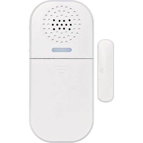 Détecteur de porte sans fil avec télécommande pour fenêtre - Détecteur d'induction - Alarme de porte pour la maison - Avec télécommande pour porte de sécurité