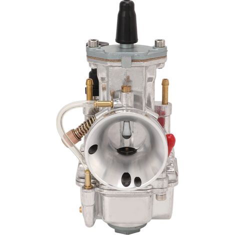 Carburateur métal 24mm universel pour moto quad 50cc-110cc, pièce de rechange argent, compatible VTT et scooter, kit d'admission (1/5)