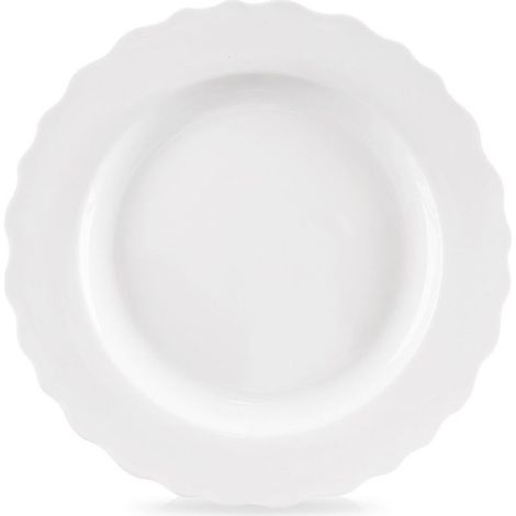 Assiette plate en porcelaine MONA, 24,5 cm (1/4)