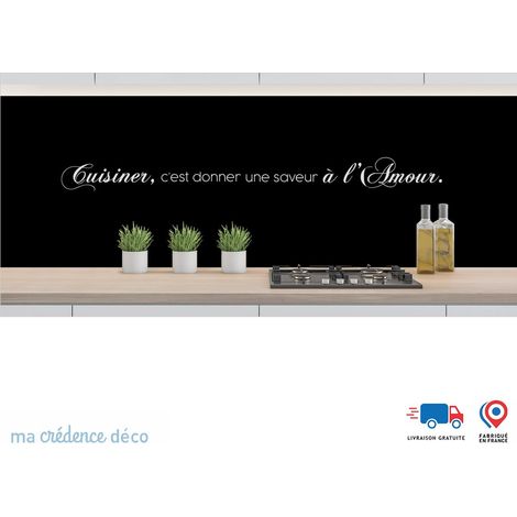 Crédence : CUISINER 2 - Alu composite - 60 - 120 (1/3)