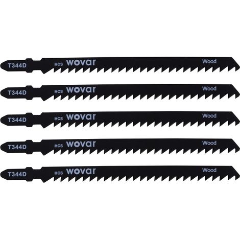 Lame scie sauteuse bois coupe grossière extra longue 344D - Set 5 pièces (1/4)