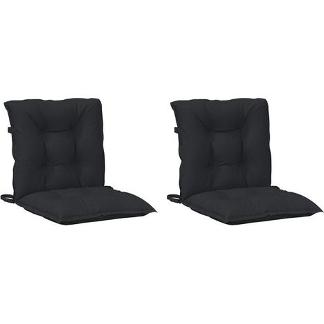 Ensemble de coussins de siège deux pièces pour chaise à dossier bas (1/5)