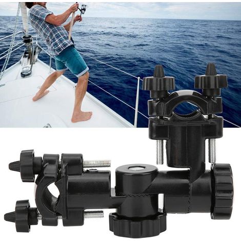 Support universel pour canne à pêche et parapluie, fixation rotative verticale pour accessoires de pêche et de protection (1/5)