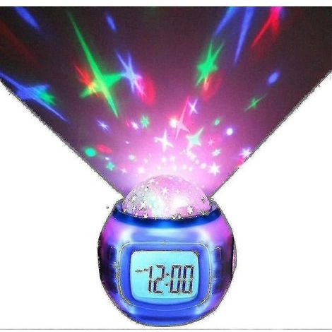 LED-Digitalwecker mit Sternenprojektor, musikalischem Kalender und Timer (1/3)