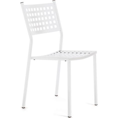 Vermobil Sedia Alice Metallo Bianco Certificato CATAS