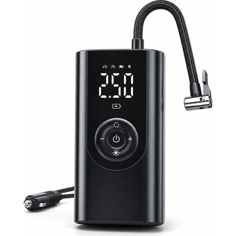 Compresseur Pneus Voiture Électrique Portable Haute Pression (1/5)