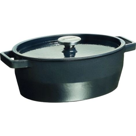 Pyrex Ovale Guss-Kochgeschirr Grau 33 cm 5,8 L (1/4)