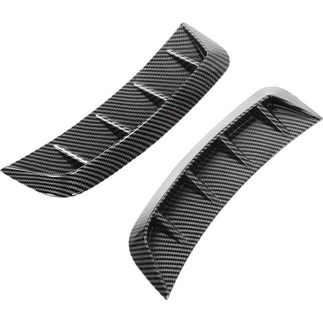 Frontstoßstangenabdeckung in Carbon-Optik, Seitenblinker, universelles Auto-Außenzubehör (1/5)