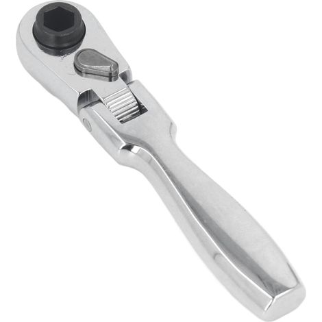 Clé à cliquet à tête mobile, 2 en 1, 72 dents, clé à cliquet 1/4 pouce, clé à douille (1/5)