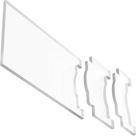Entretoise murale multifonctionnelle en acrylique, pour cales de (1/5)