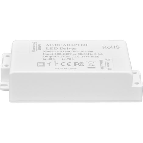 DC12V 24W 2A LED-Treiber Konstantspannung Multifunktionaler DIY LED-Lichttransformator AC 100‐240V (1/5)