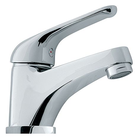 Edouard Rousseau – Mitigeur lavabo SUN – Finition chrome – Bec fixe – Cartouche céramique Ø 35 mm – Débit 15 L/mn – Fabrication française – Certifié NF (1/3)