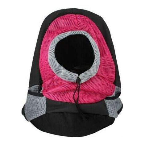 Sac à dos chat rose 37x13x26cm pour animaux de compagnie, portable pour voyage chien (1/4)