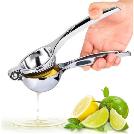 Presse-citrons - Presse-citrons verts - Presse-citrons verts - Qualité robuste - Presse-citrons - Presse-fruits - Métal durable - Facile à nettoyer - Conception antirouille - Presse-oranges - Manuel - (1/5)