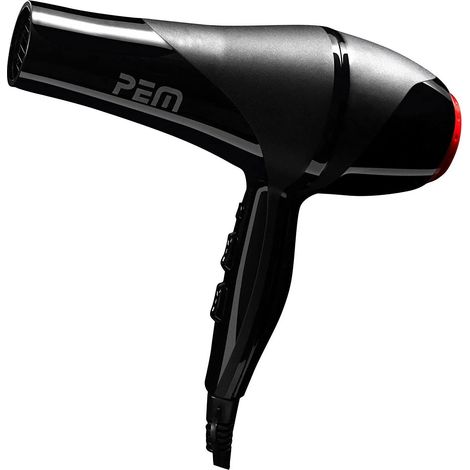 Sèche cheveux noir mat et brillant 2000W - 2 vitesses - 3 modes chaleur