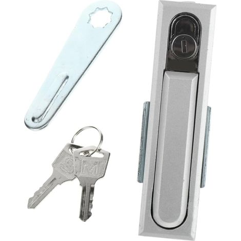 Serrure de placard Uonlytech en alliage d'aluminium, design en zinc (1/5)