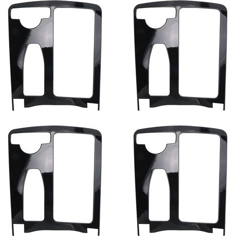 4 embellecedores para portavasos de consola central de coche para Clase C W204 08-13 (1/2)