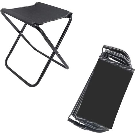 Mini chaise pliante pour l'extérieur, mini tabouret de camping, tabouret pliant, petit fauteuil de camping pliable pour la pêche (1/4)