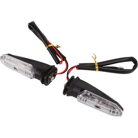 Clignotants Moto 2 Pièces 12V 1,5W Feux de Clignotement pour CB125R CB250R CB300R CB500X (1/5)