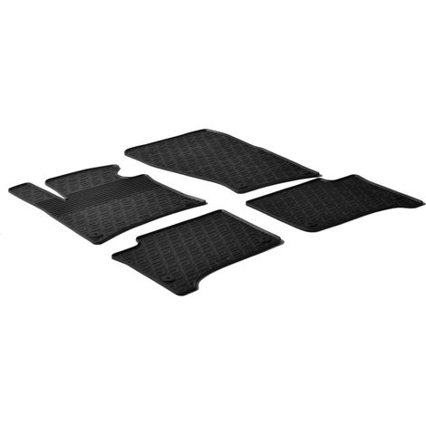 Set tappeti su misura in gomma - compatibile per  Porsche Cayenne (02/1012/17) -  Volkswagen Touareg (05/1006/18)