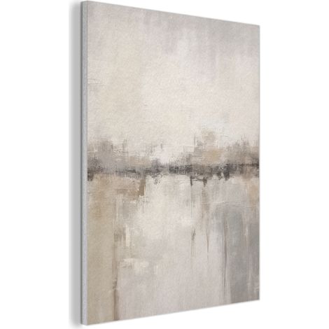 CUADRO ACÚSTICO Arte moderno - Abstracto - Beige Cuadros de Pared 70x100