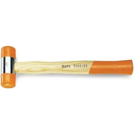 Mazzuola de plástico 22 con mango de madera 1390 Beta