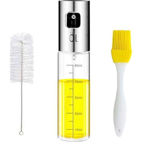 Spray Huile - Pulvérisateur Huile Cuisine 100 ml - Pour Salade BBQ Pâtisserie Rôtissage - Bouteille Pulvérisatrice Huile Olive Avocat Vinaigre