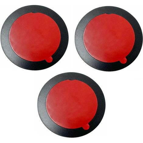 Disque De Fixation Adhésif - 86 mm - Pour Support GPS Téléphone Voiture Tableau De Bord - Lot De 3 (1/5)