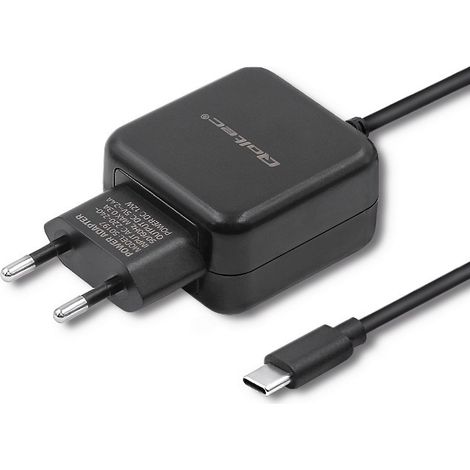 Qoltec Wandladegerät 12W 5V 2,4 USB Typ C (1/4)