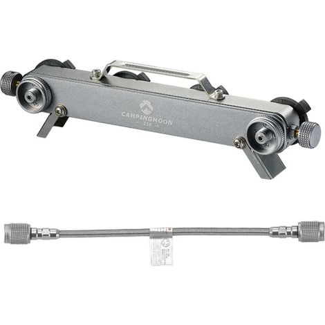 Tuyau d'extension multifonctionnel pour réservoir de carburant extérieur Z54 Z58, compatible avec quatre appareils pour deux fournaises divisées, outil de conversion de réservoir de gaz pratique pour (1/5)