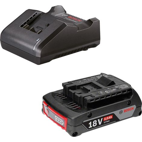 Set de inicio Bosch de 18 V / 1x batería de 2,0 Ah + cargador GAL 18V-20