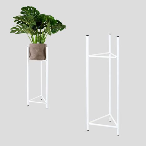 Soporte para maceta de metal blanco Loft Sens L MAX. Maceta de 30,5 cm. (1/5)