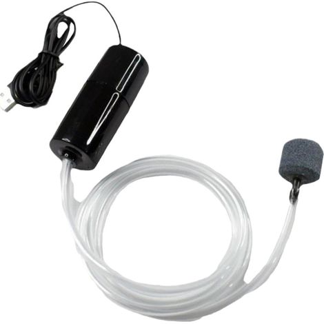 Pompe À Air Pour Aquarium - 0,2 W - Silencieuse - USB - Pour Aquariums Miniatures Et Pêche En Plein Air - 1 Pièce (1/5)
