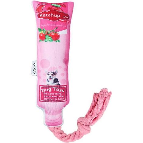 Niedliches, tomatenförmiges Hundekauspielzeug, ideal für Welpen im Zahnungsalter, reduziert Langeweile und Aggression, perfektes Geschenk.
