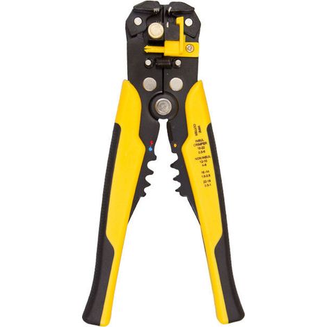 Pince à Dénuder,Pince à Sertir Dénudeur,de Fils Automatique，avec Reglage de Précision Cables AWG 22-10 (0,26.0mm²)，Pince Automatique avec Reglage de Précision Cables AWG (1/5)
