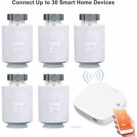 Ortviai Passerelle Zigbee 3.0 USB pour Home Assistant – Prise en charge de 30 appareils, contrôle vocal et application (1/5)