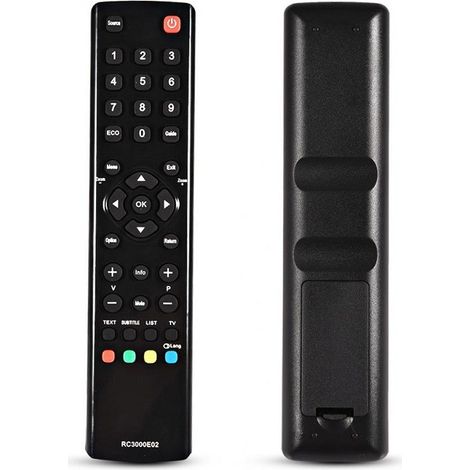 Télécommande pour téléviseur compatible RC3000E02 universel intelligent universel (1/5)