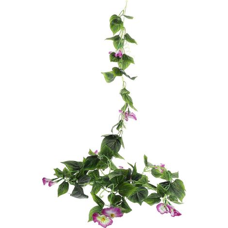 Guirlande de fleurs artificielles violettes (4 pièces) pour décoration de mariage (1/5)