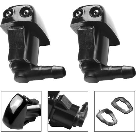 Jet De Lave-Glace - Pour Pare-Brise Avant - Compatible Mazda 3 MK1 2003-2009 Mazda 5 MK2 2006-2010 Mazda 6 MK1 2002-2008 RX-8 2004-2011 - Lot De 2 (1/5)
