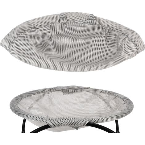 Nid suspendu pour chat, lit balancelle démontable, hamac ventilé toutes saisons, panier chat gris, rafraîchissant été, housse amovible. (1/5)