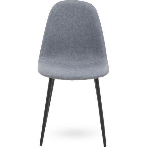Interiors By Premier Versatile Grey Fabric Dining Chair, Contemporary Modern Dining Chair, Comfortable Sturdy Modern Chair (1/5)