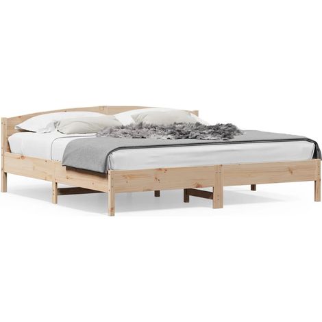 Maison Exclusive - Giroletto senza Materasso 180x200 cm in Legno Massello di Pino