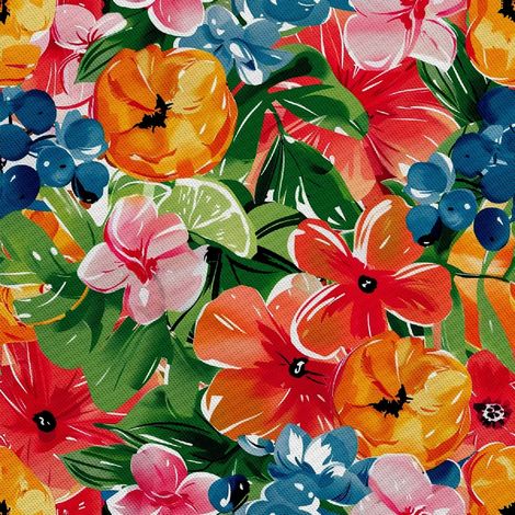 Tela Oxford decorativa para exteriores - Motivo Verano DX9188 (1/5)