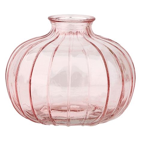Vase en Verre Transparent Style Japonais – Mini Vase Citrouille Coloré pour Fleurs Coupées, Décoration de Salon, Hydroponie et Ornement de Table (1/2)