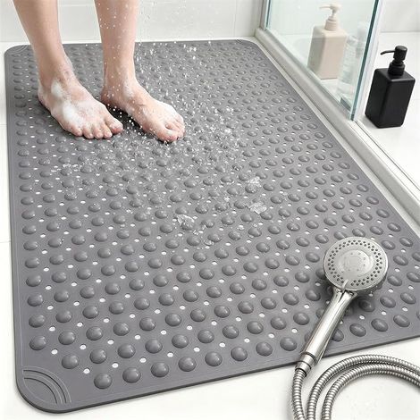 Non-Slip Shower Mat 60 x 90 cm, Large Bath Mat (1/5)