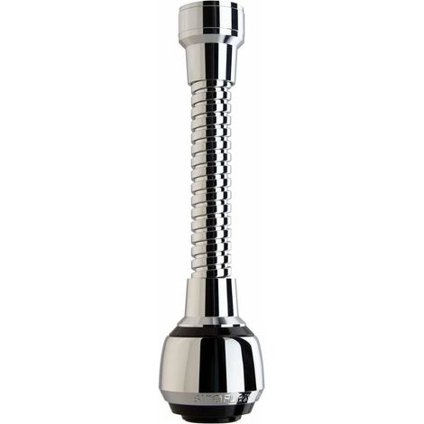 Rompecho flexible en latón Fabricado en Italia Aireador de ducha cromado negro Aireador de grifo de cocina Grifos de cocina (1/4)