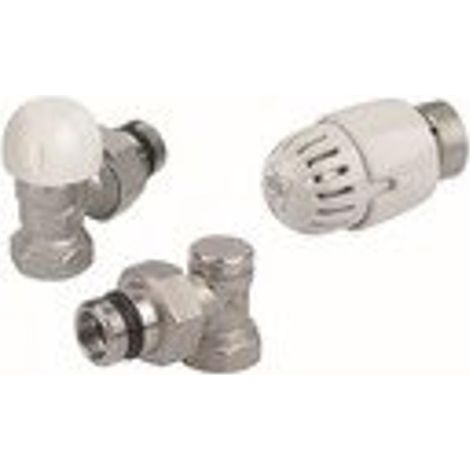 Nemo Go Kit de raccordement radiateur thermostatique avec capteur liquides M30x15 queue AB (1/2)